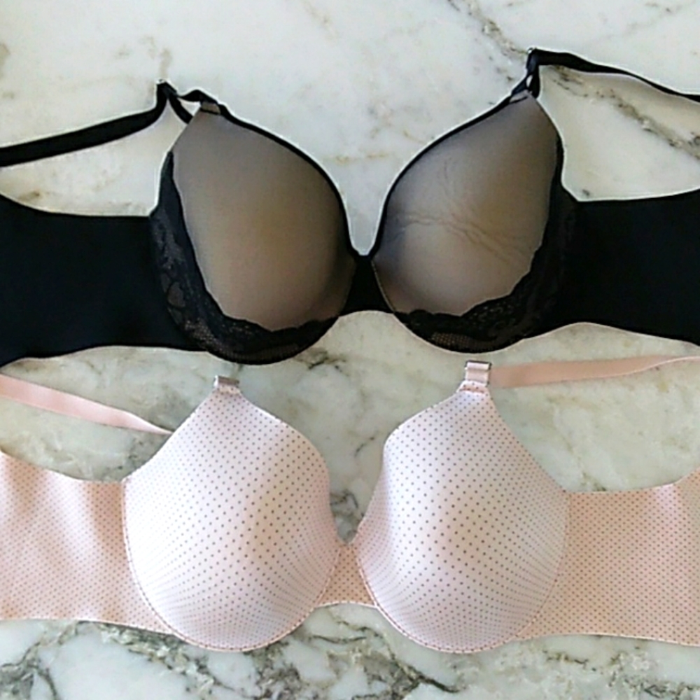 Soma Vanishing back bras bundle size 38 D NWOT